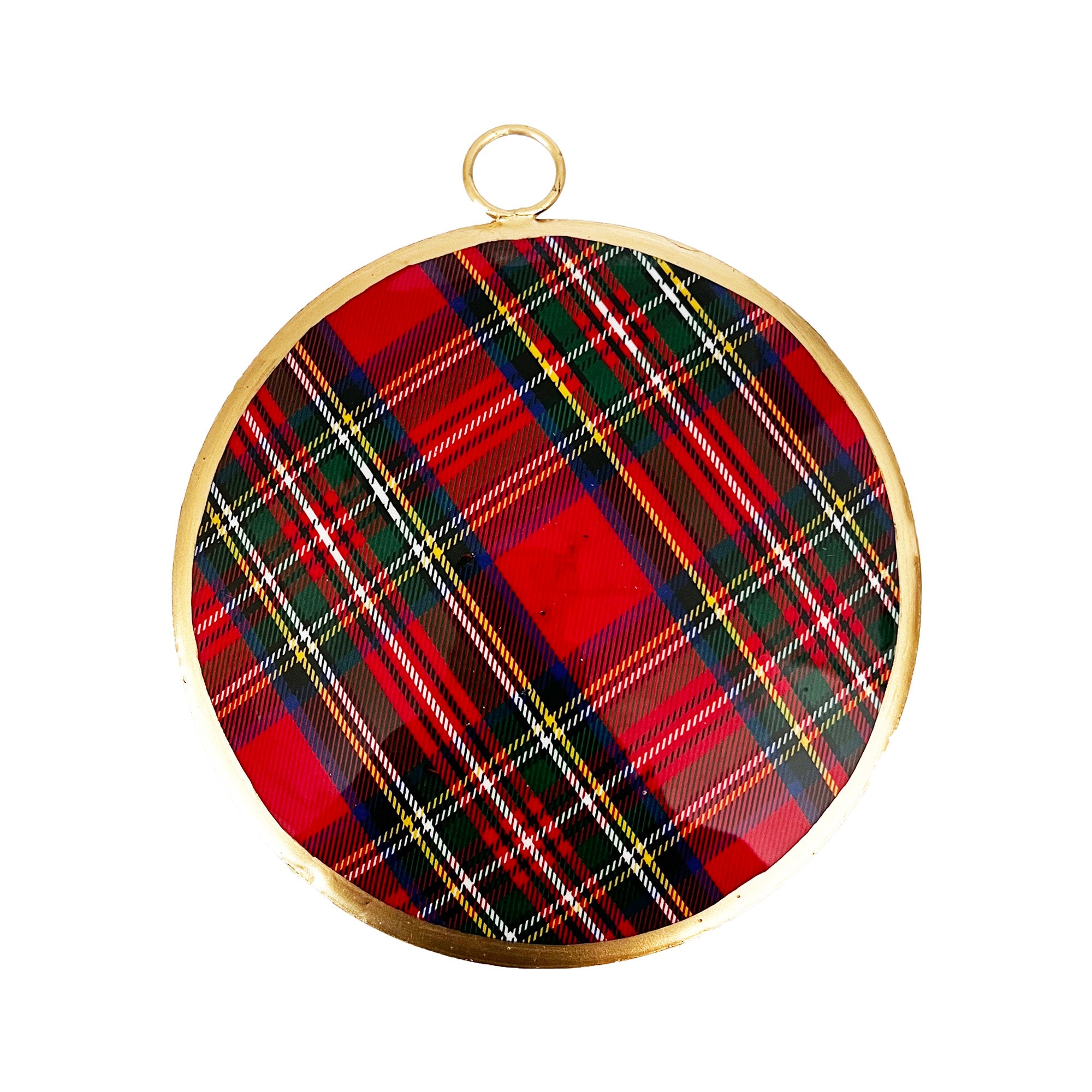 WH Hostess x Jaye's Studio: Tartan Plaid 5" Ornament