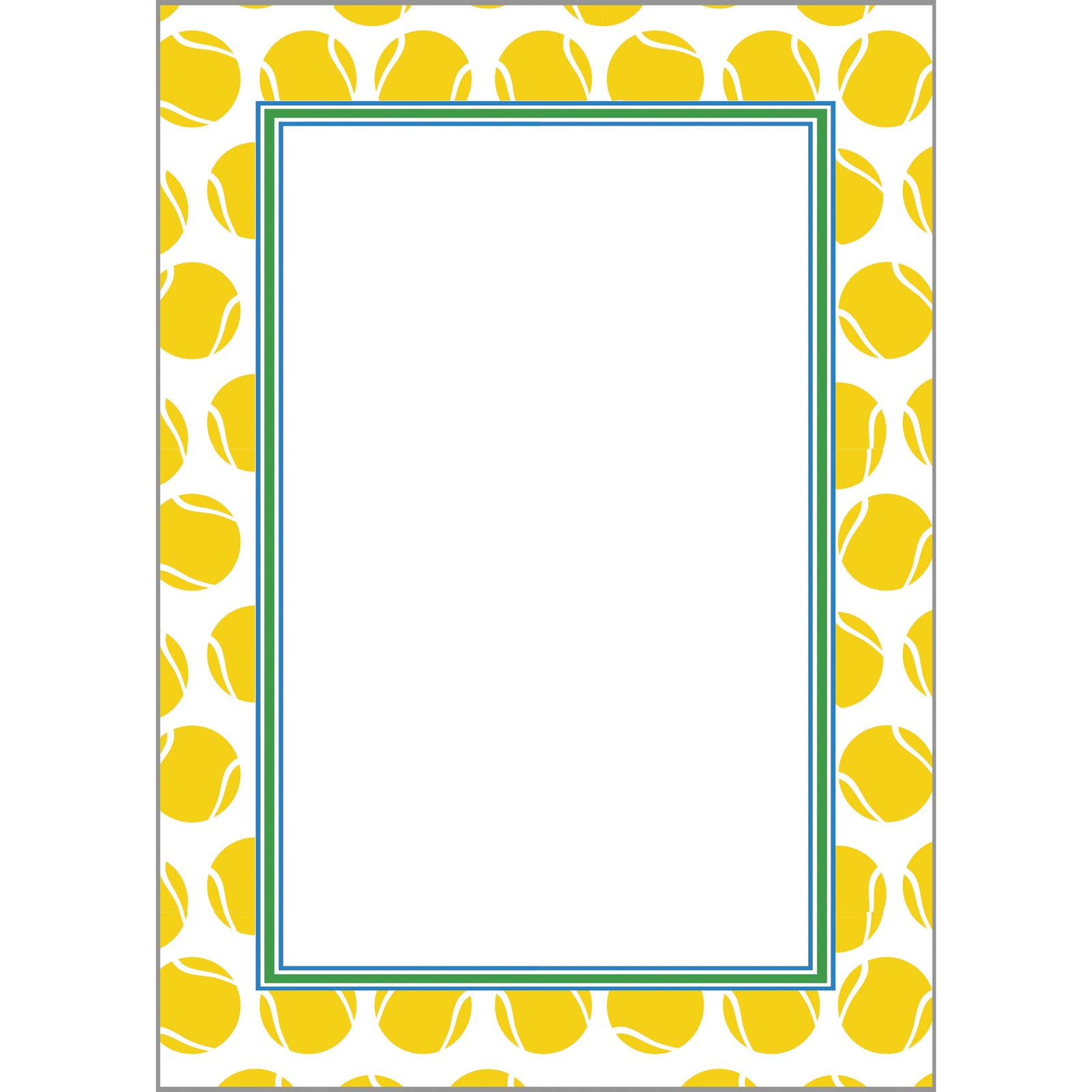 In Stock 5x7 Tennis Balls Notepad