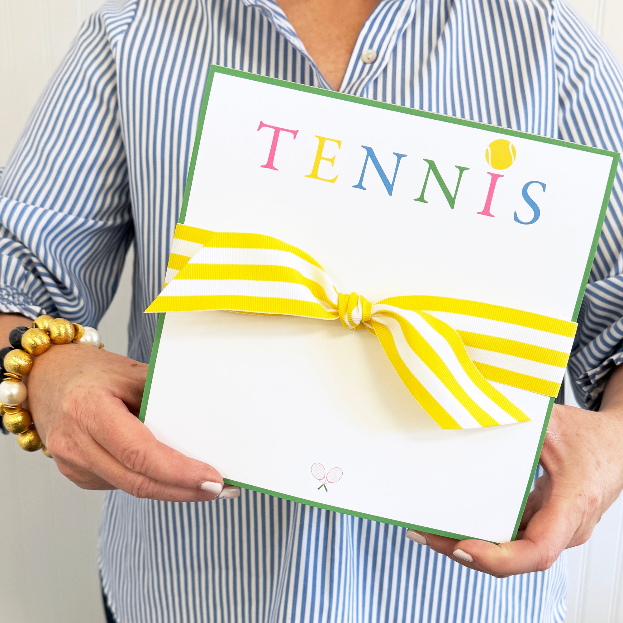 Stock Shoppe: 8.5x8.5 SLAB Stock Notepad | Tennis Club