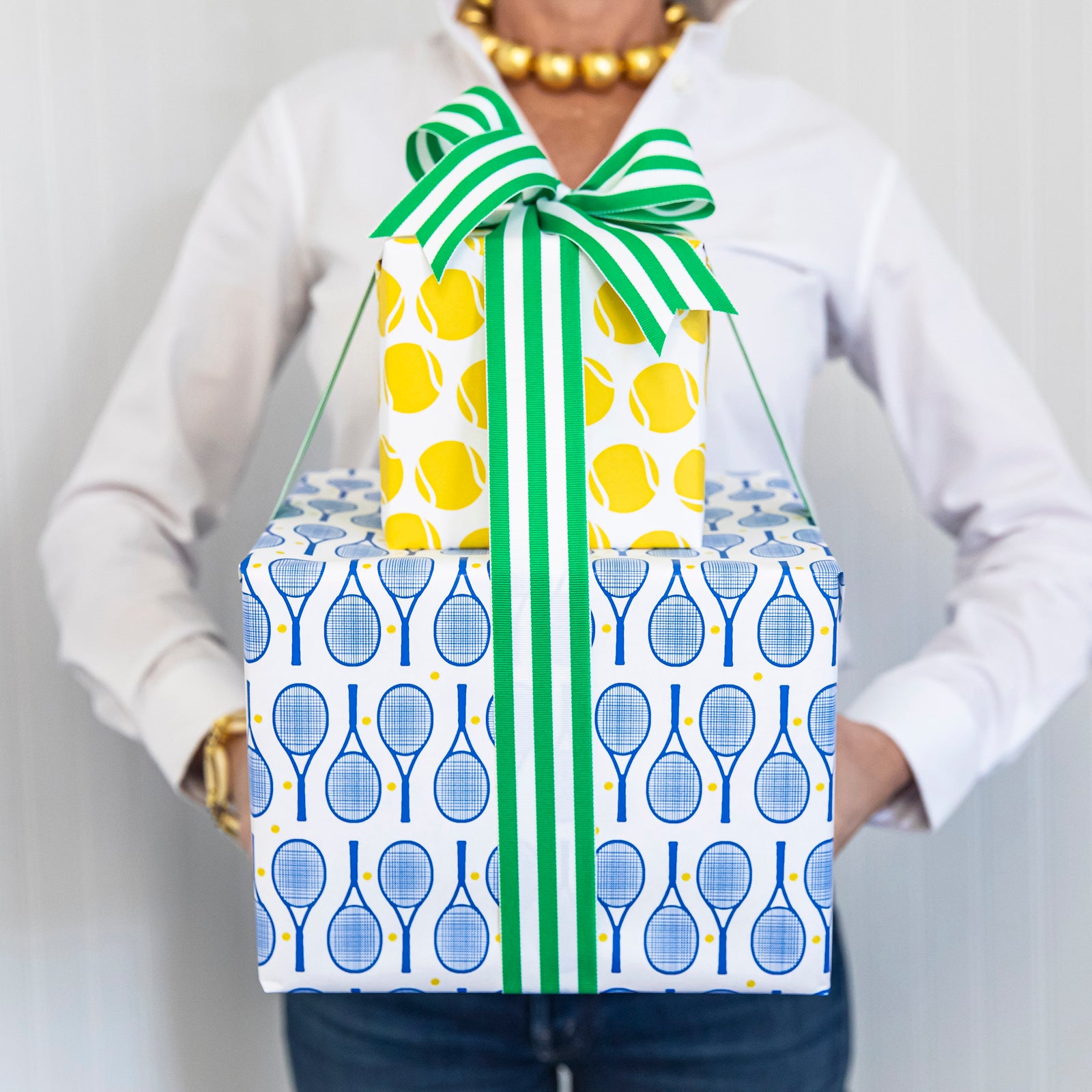 Continuous Roll Gift Wrap | Tennis Racquets