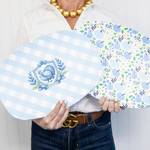 WH Serving Platter | Thankful Turkey Crest