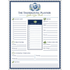 Stock Shoppe: Thanksgiving Planner Notepad