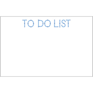 Stock Shoppe: 8.5x5.5 Bamboo "TO DO LIST" Slab Notepad