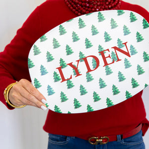WH Serving Platter | Christmas Tree Farm (Personalized Option)