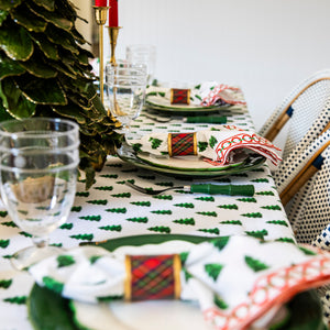 18" Potted Gold Edge Leaf Tree