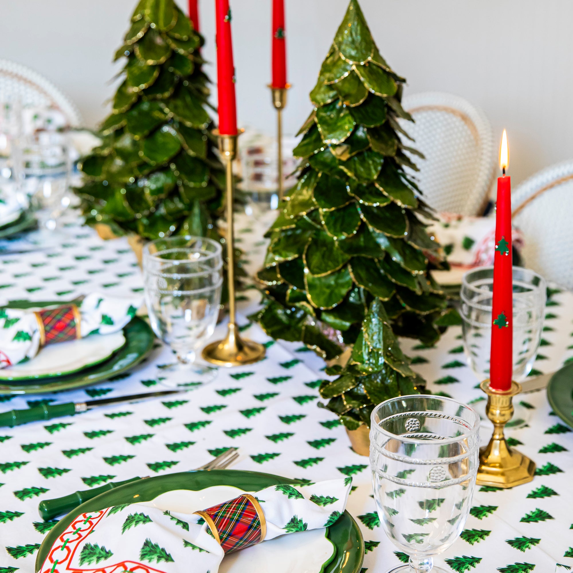 7" Potted Gold Edge Leaf Tree