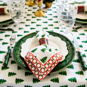 Christmas Tree Farm Dinner Napkins | Set of 4