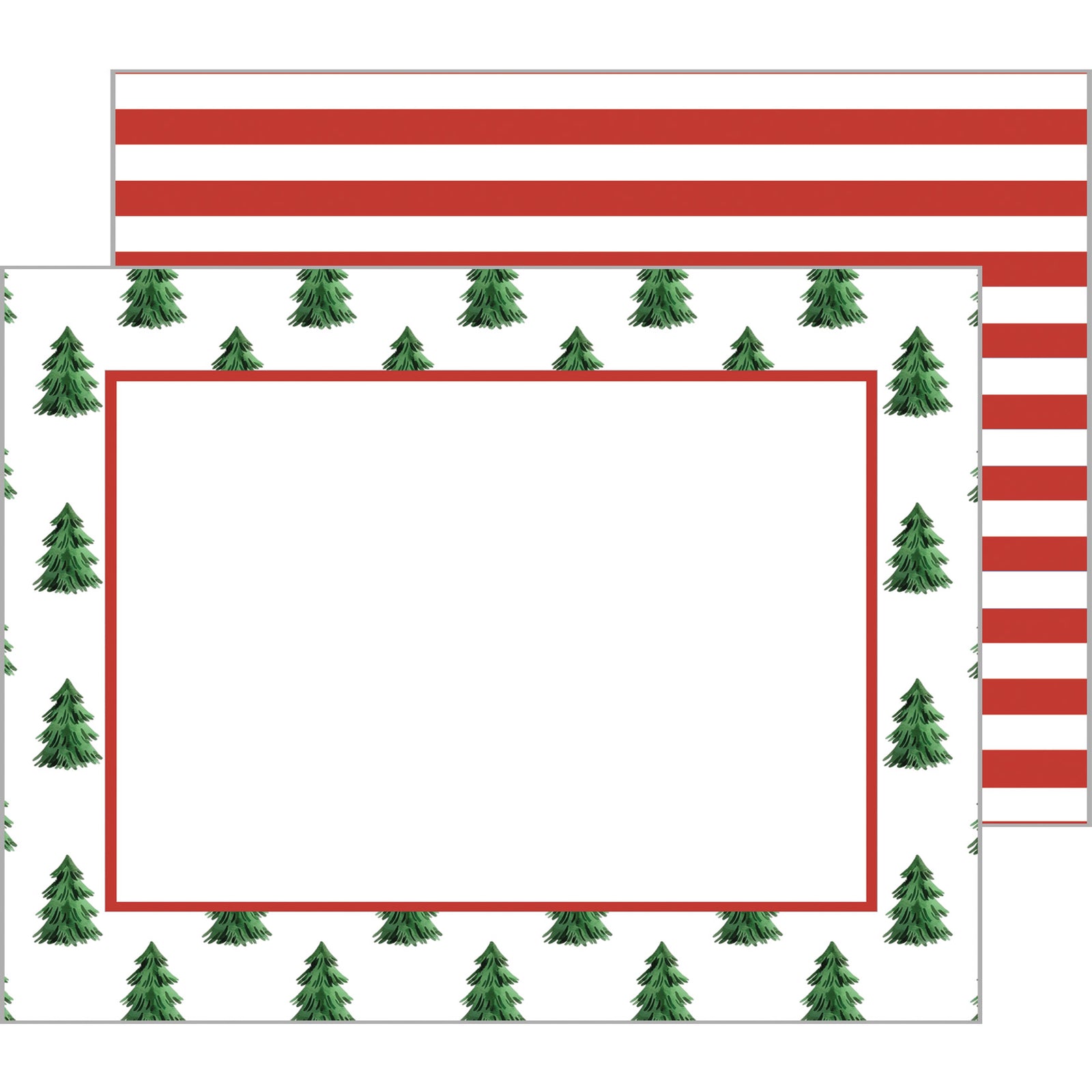 In Stock Flat Notecard Set of 10 | Christmas Tree Farm