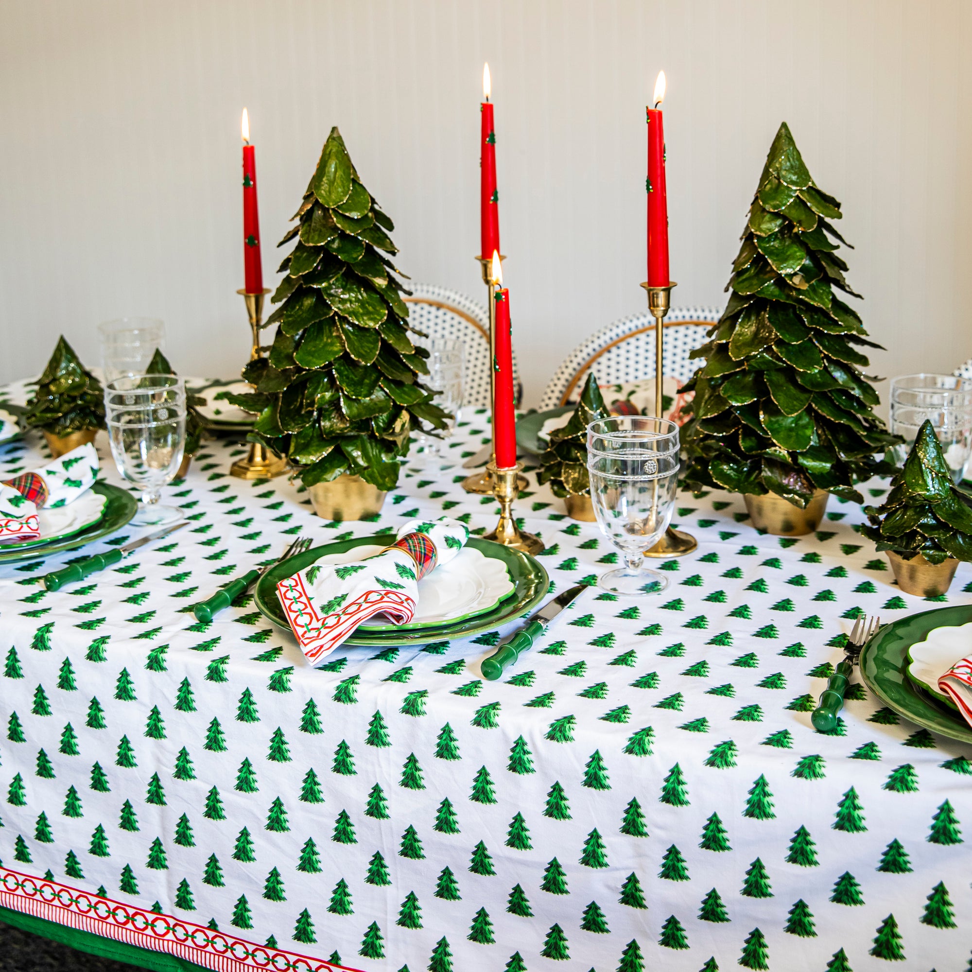 Christmas Tree Farm Rectangle Tablecloth