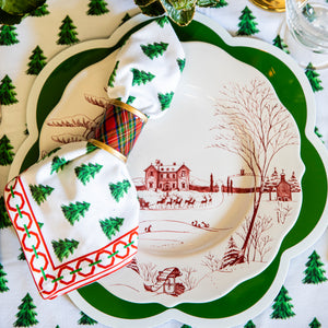 Christmas Tree Farm Dinner Napkins | Set of 4