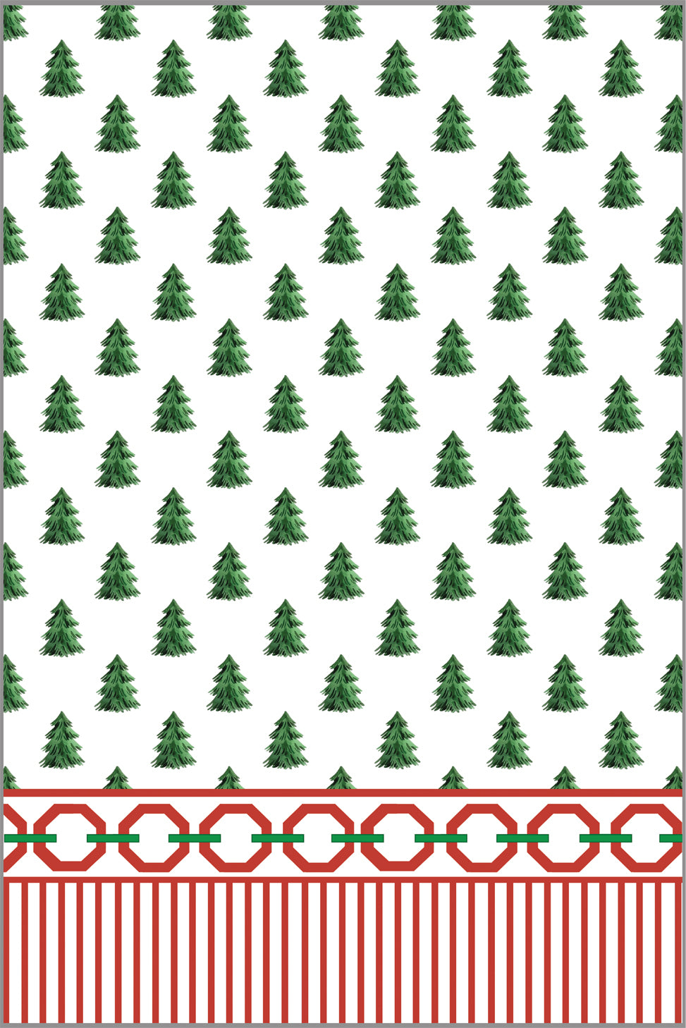 In stock Rectangle Tablecloth | Christmas Tree Farm