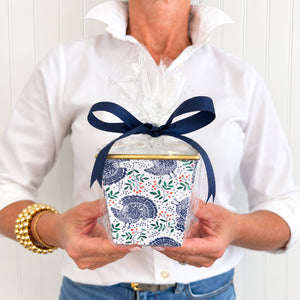 WH Hostess x Hedge Farm Mini Cache Pot Candle | Turkey Toile