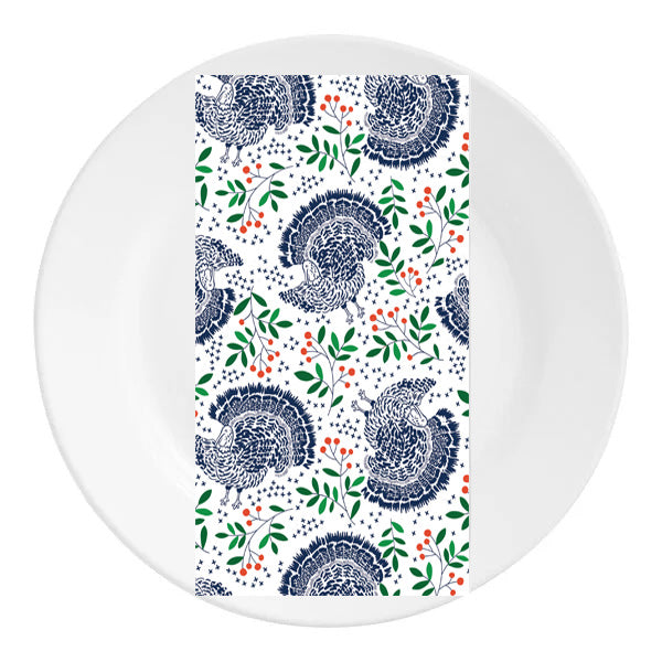 In Stock Dinner Napkins | Set of 4 | Turkey Toile