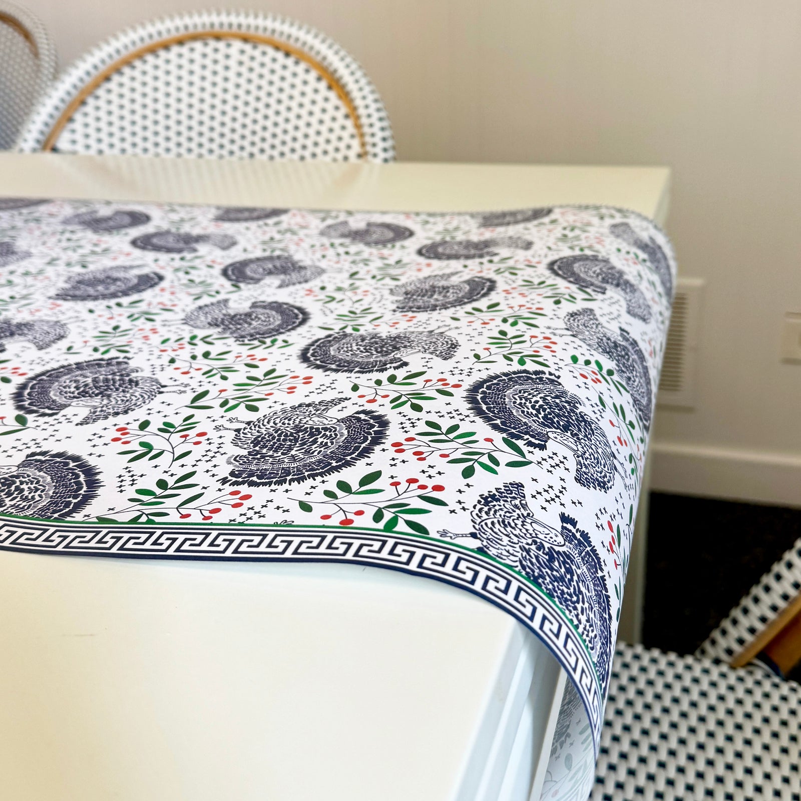Paper Table Runner | Turkey Toile