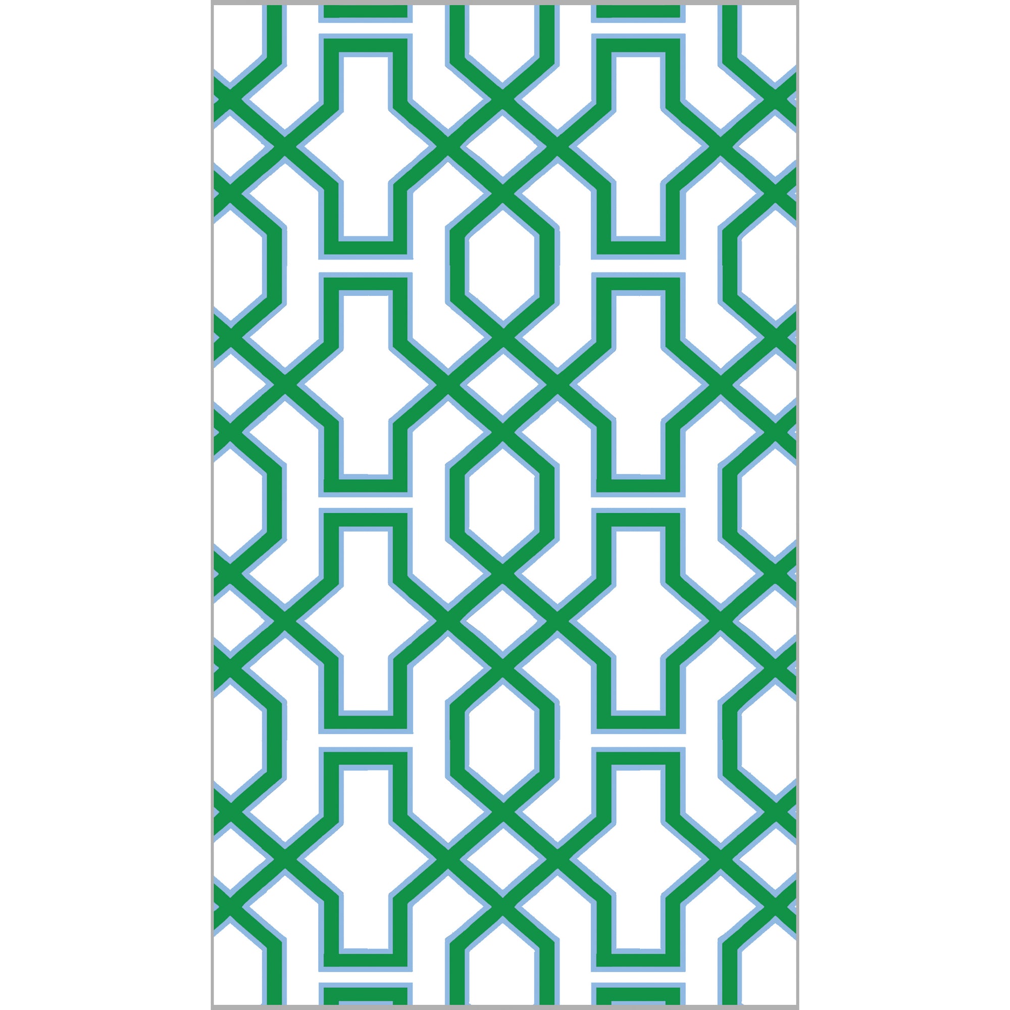 WH Paper Guest Towels | Green Trellis