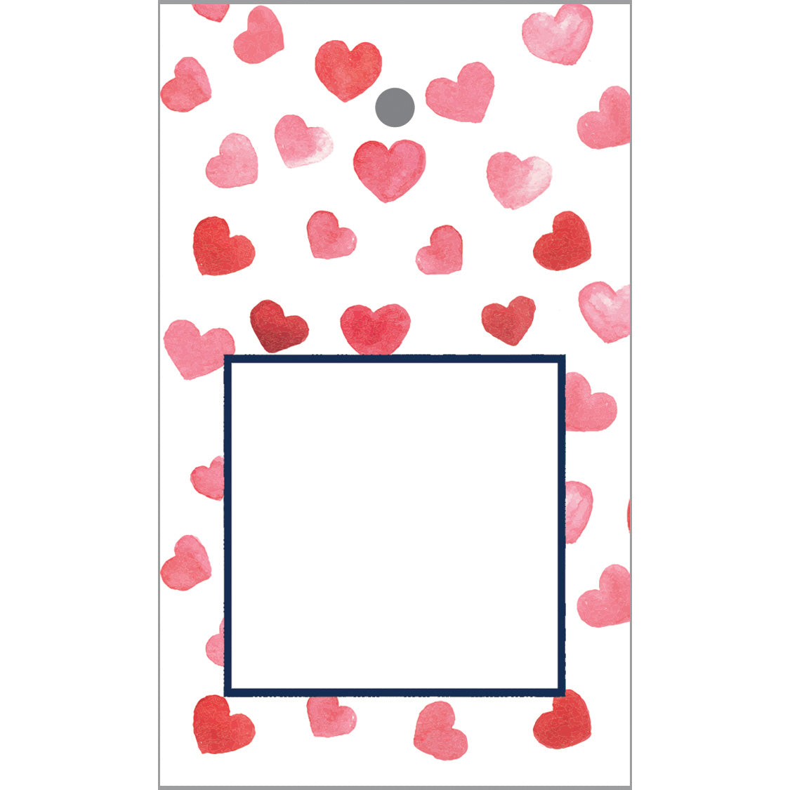 In Stock Gift Tags | Watercolor Hearts