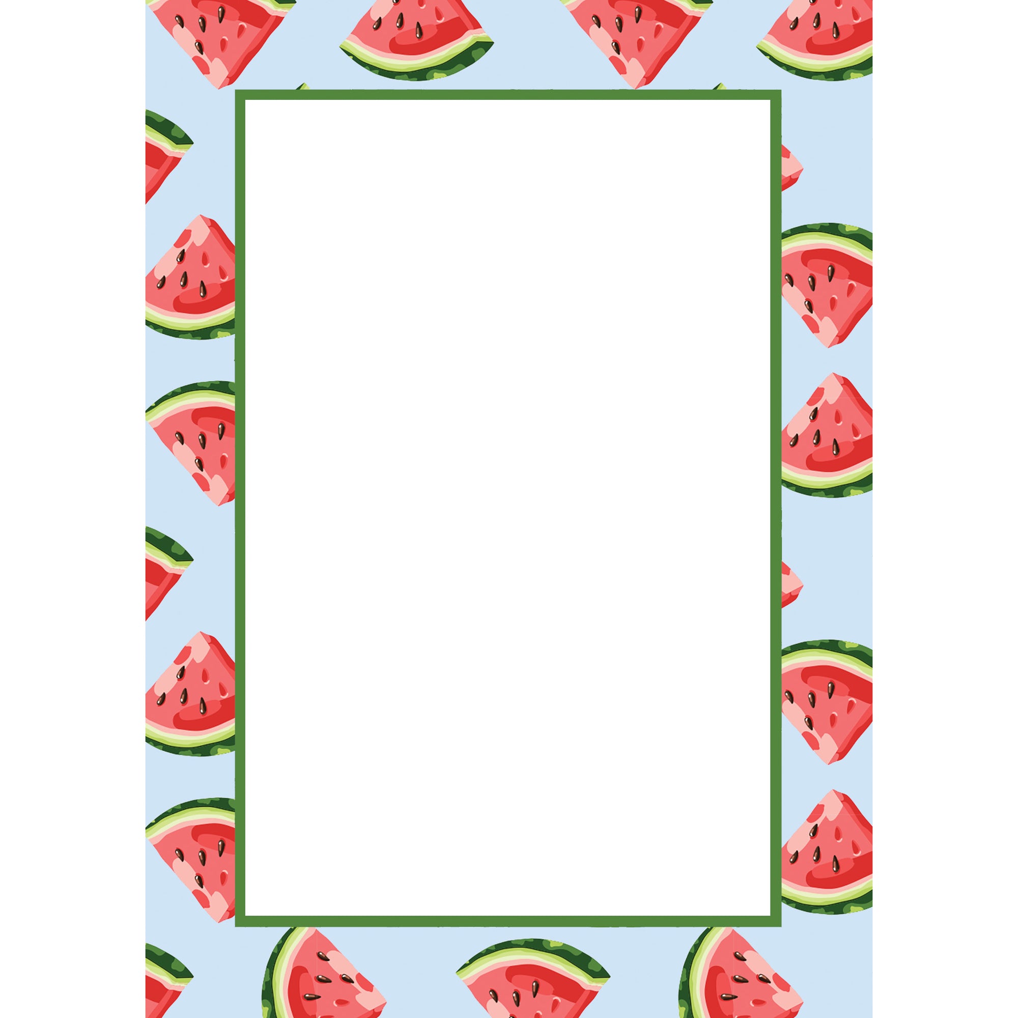In Stock 5x7 Watermelon Print Notepad