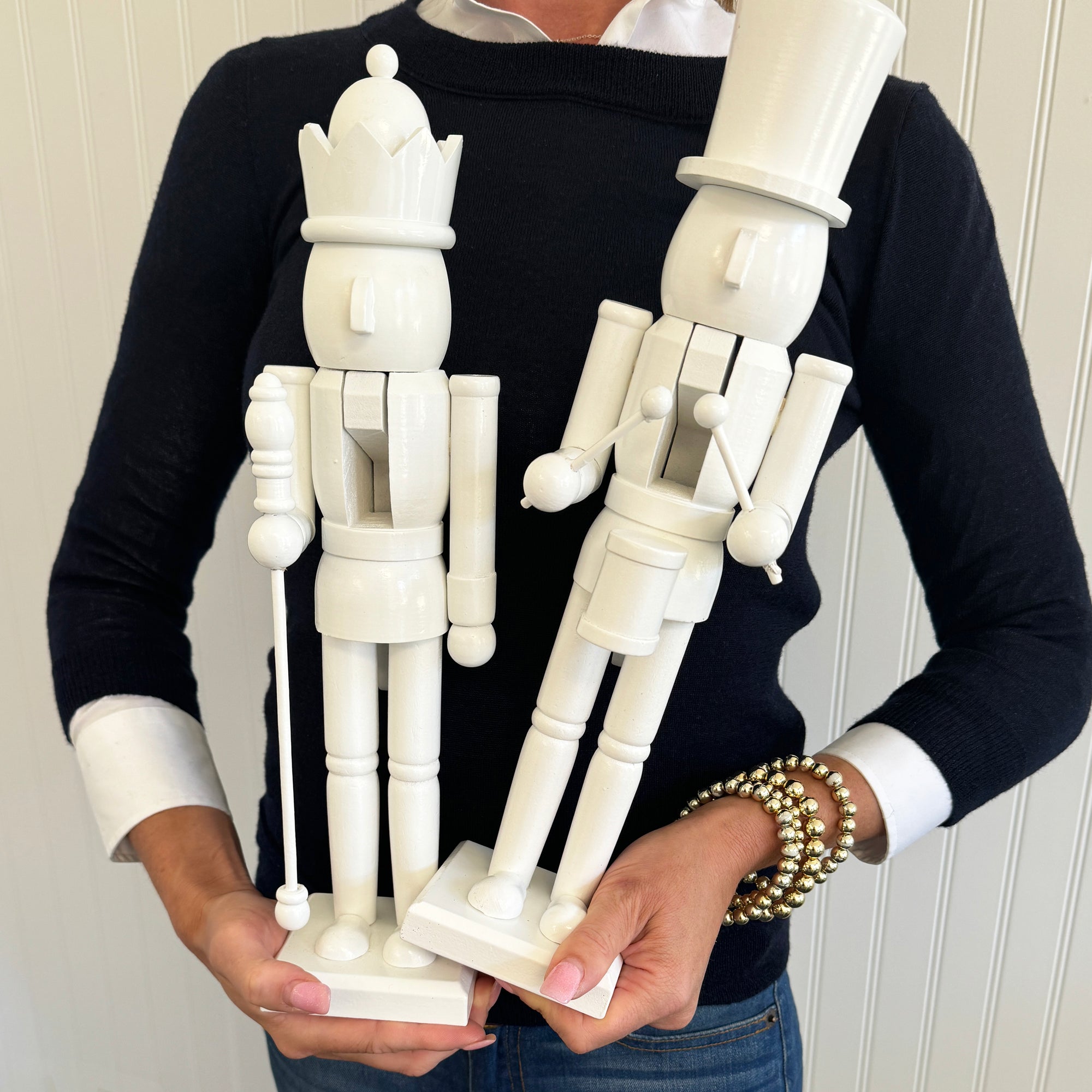 SALE! 15" WHITE NUTCRACKER