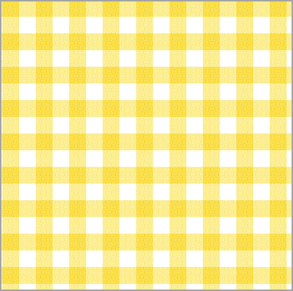 Continuous Roll Gift Wrap | Yellow Gingham Check