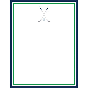 Stock Shoppe: 4.25x5.5 Golf Clubs Notepad