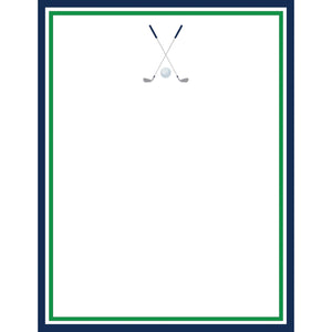 Stock Shoppe: 4.25x5.5 Golf Clubs Notepad