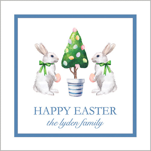 Easter Bunny Tree Gift Sticker | Set of 24