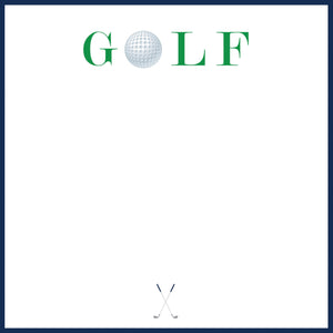 Stock Shoppe: 8.5x8.5 SLAB Stock Notepad | Golf