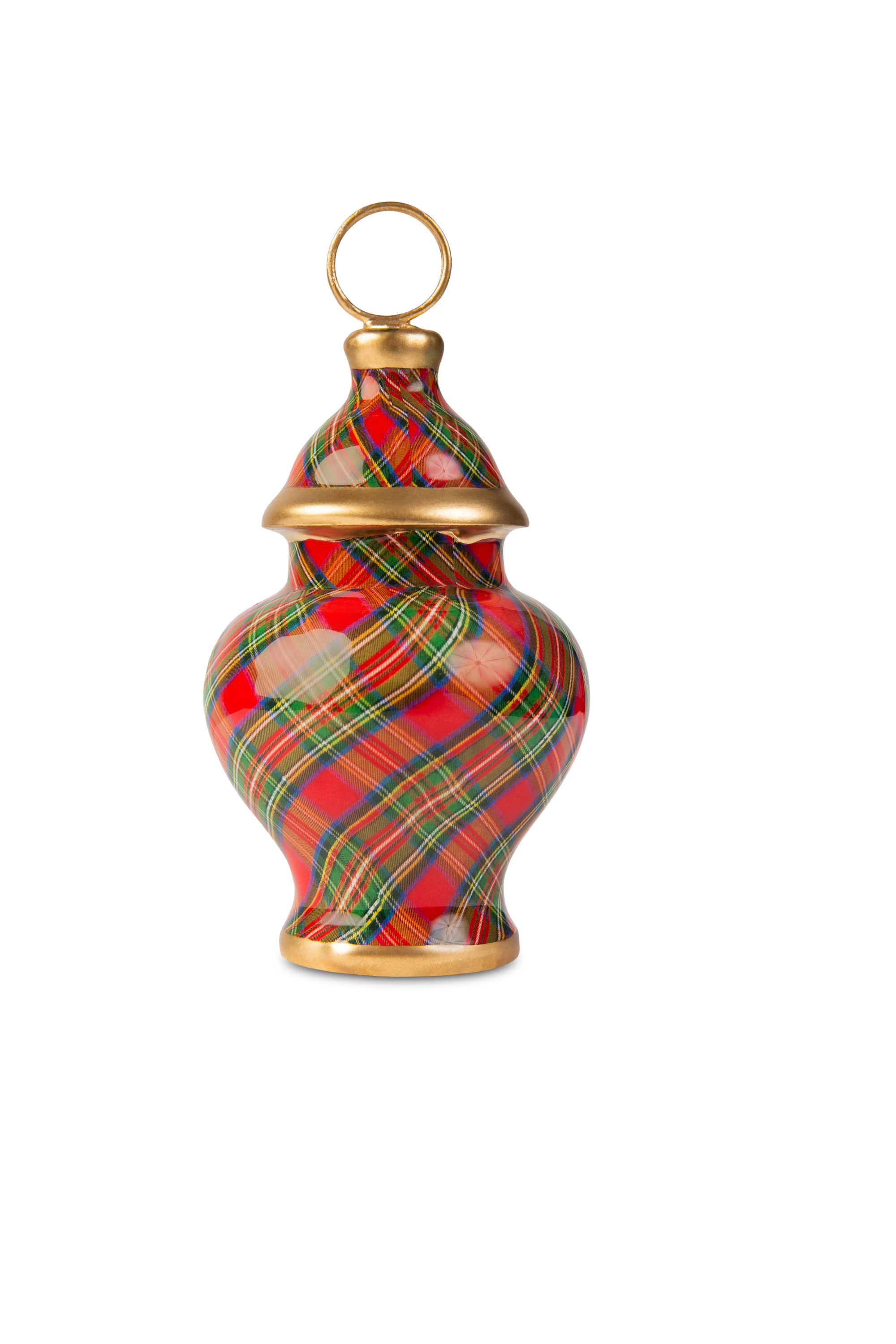 WH Hostess x Jaye's Studio: Tartan Plaid Ginger Jar Ornament