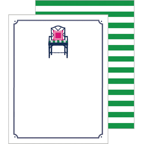 In Stock Flat Notecard Set of 10 | Bamboo Chair - WH Hostess Social ...