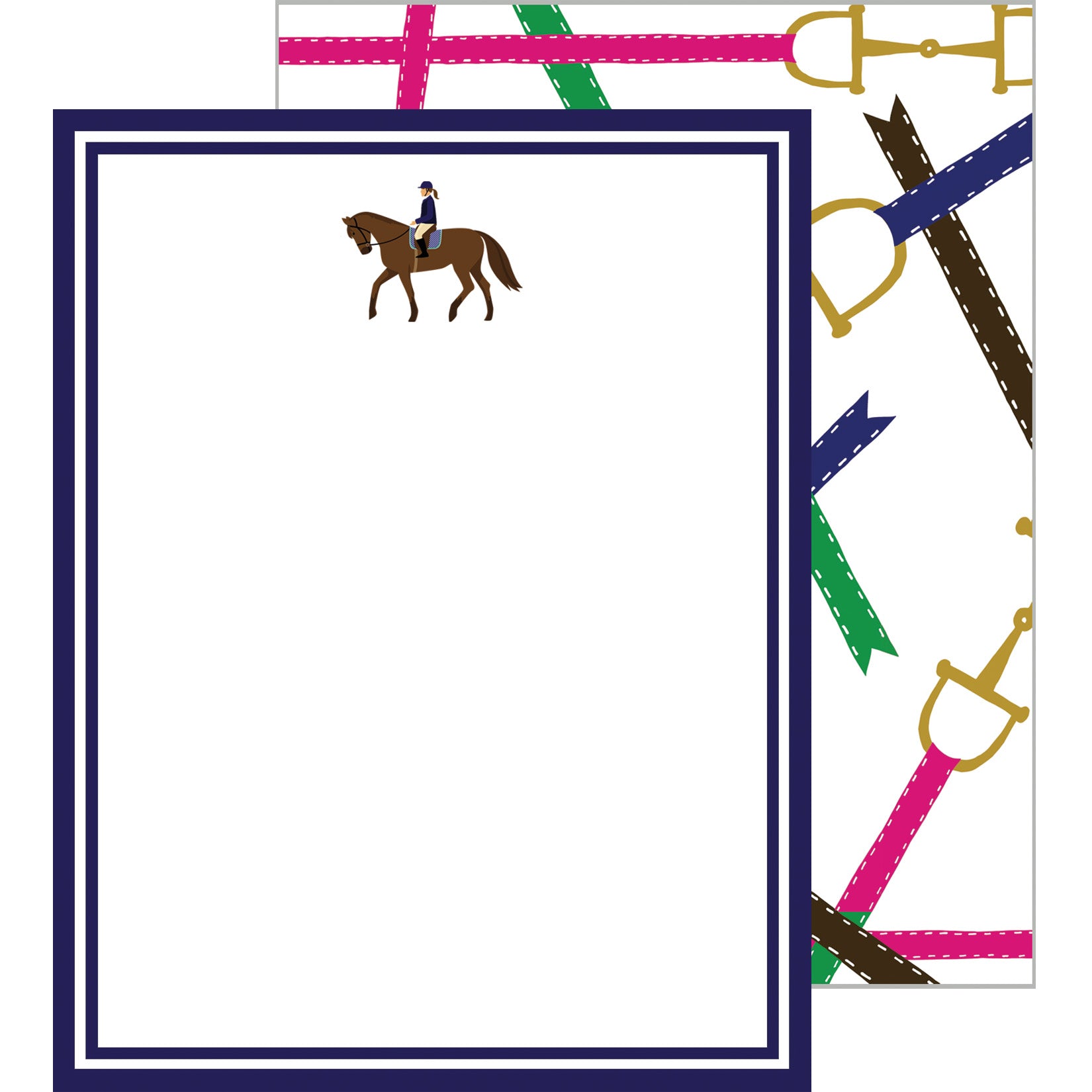 In Stock Flat Notecard Set of 10 | Horse Bits