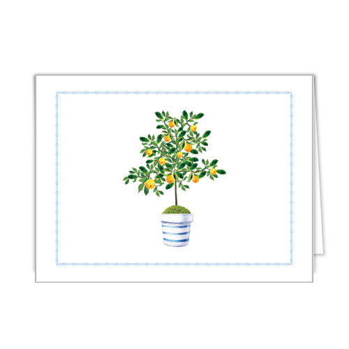 In Stock Folded Notecard Set of 10 | Lemon Tree