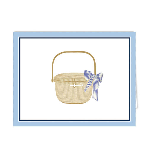 In Stock Folded Notecard Set of 10 | Nantucket Basket