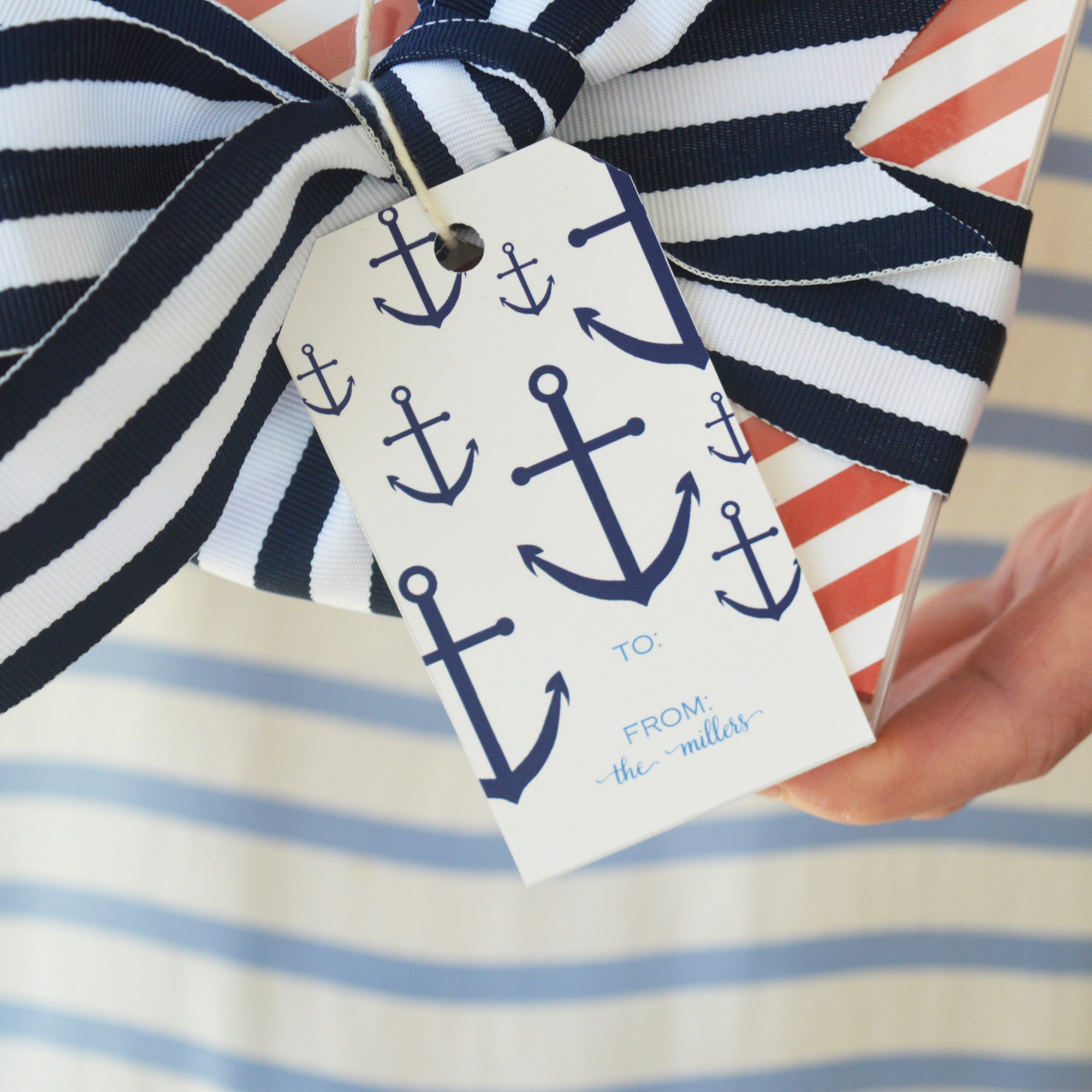 Anchor Personalized Gift Tags