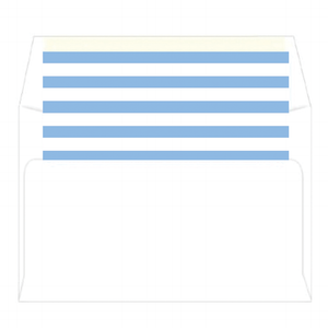 Preppy Anchor Baby Personalized Flat Notecards