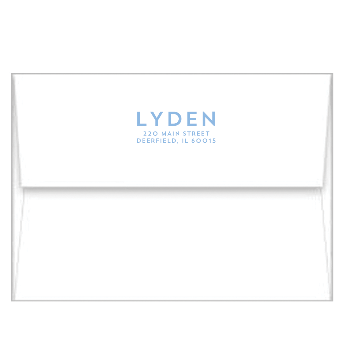 Preppy Anchor Baby Personalized Flat Notecards