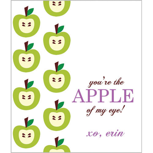 Apple of my Eye Valentines for Kids