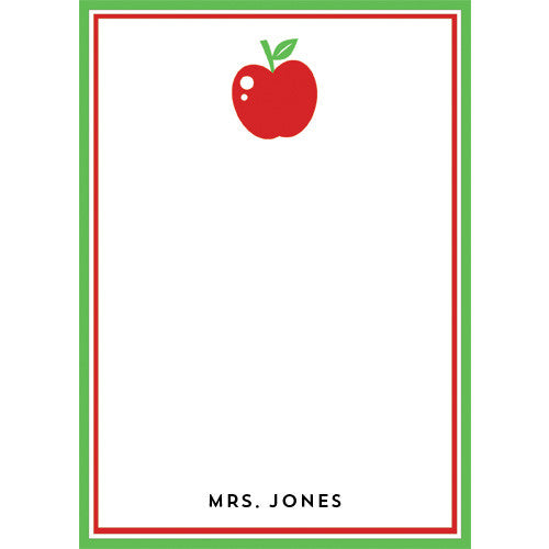 Apple Personalized Notepad