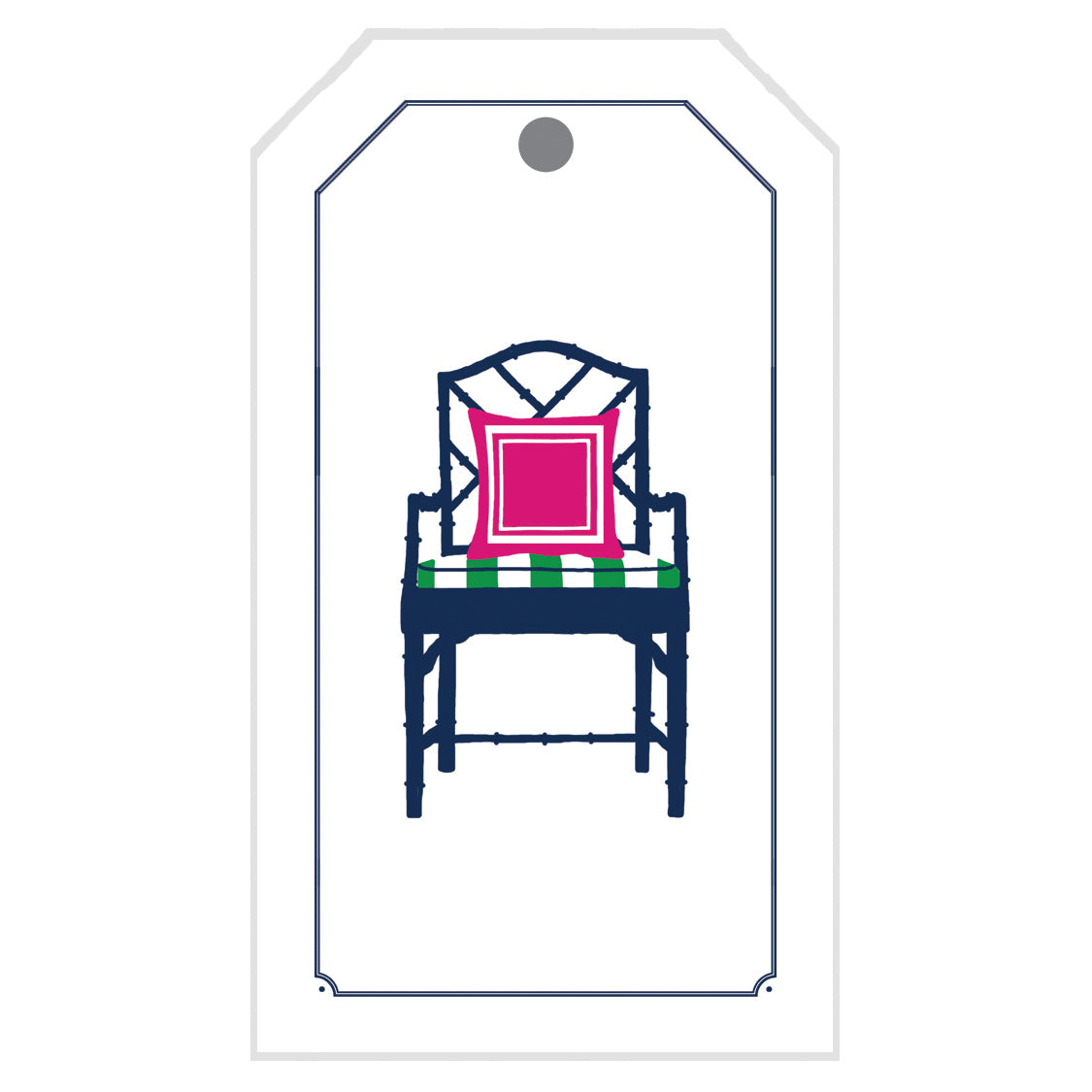 In Stock Gift Tags | Bamboo Chair