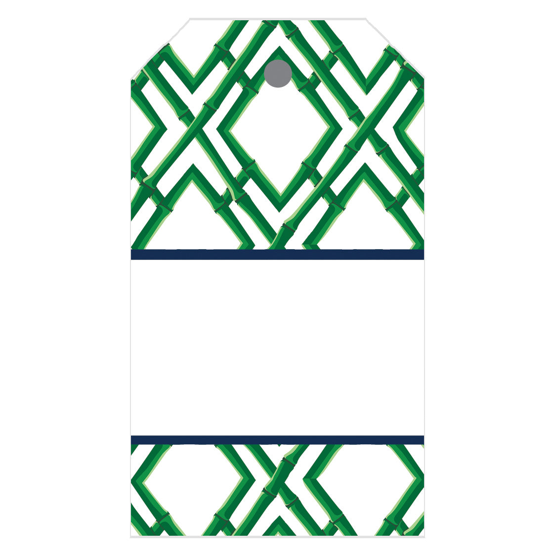 In Stock Gift Tags | Green Bamboo Trellis