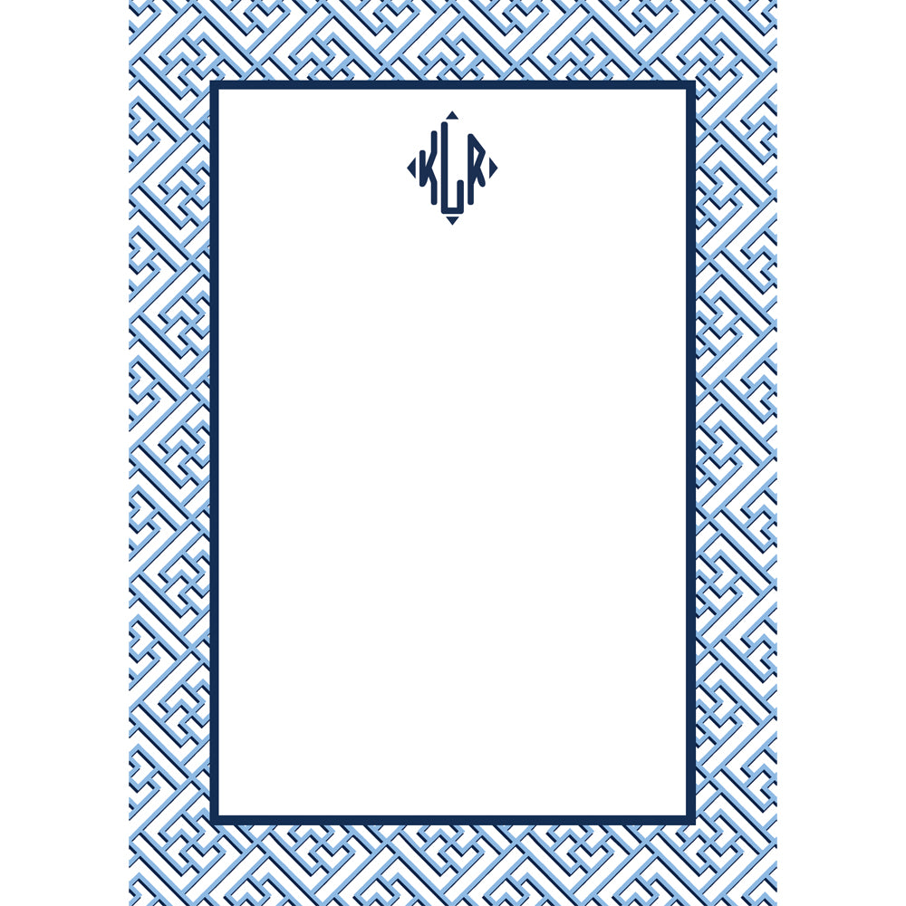 Wholesale Trellis Fretwork Personalized Notepad | More Colors