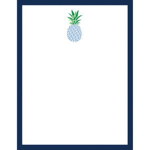 Stock Shoppe: 4x5 Blue Pineapple Notepad