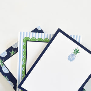 Stock Shoppe: 5x7 Blue Pineapple Notepad