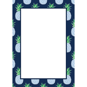 Stock Shoppe: 5x7 Blue Pineapple Notepad