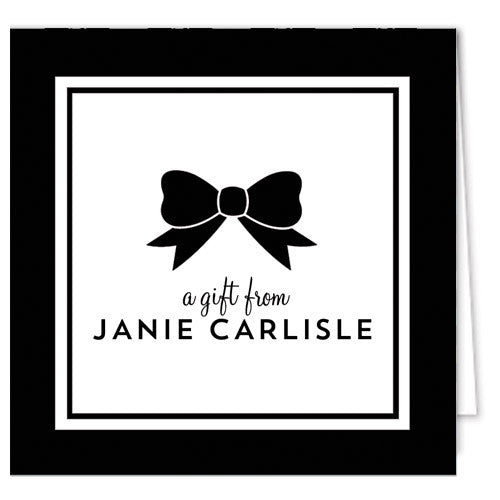 Classic Bow Enclosure Cards + Envelopes | More Colors