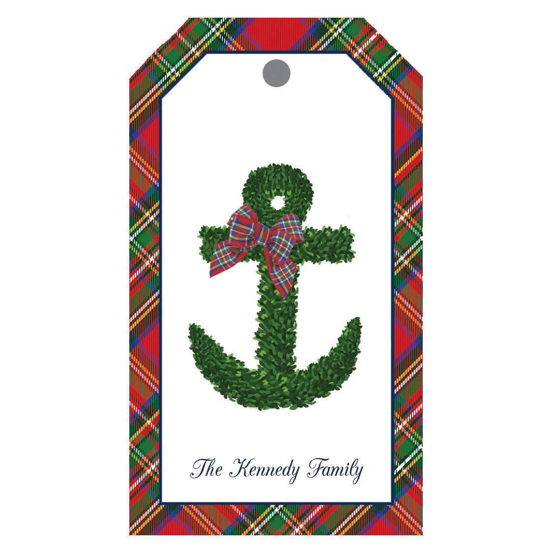 Boxwood Anchor Personalized Gift Tags