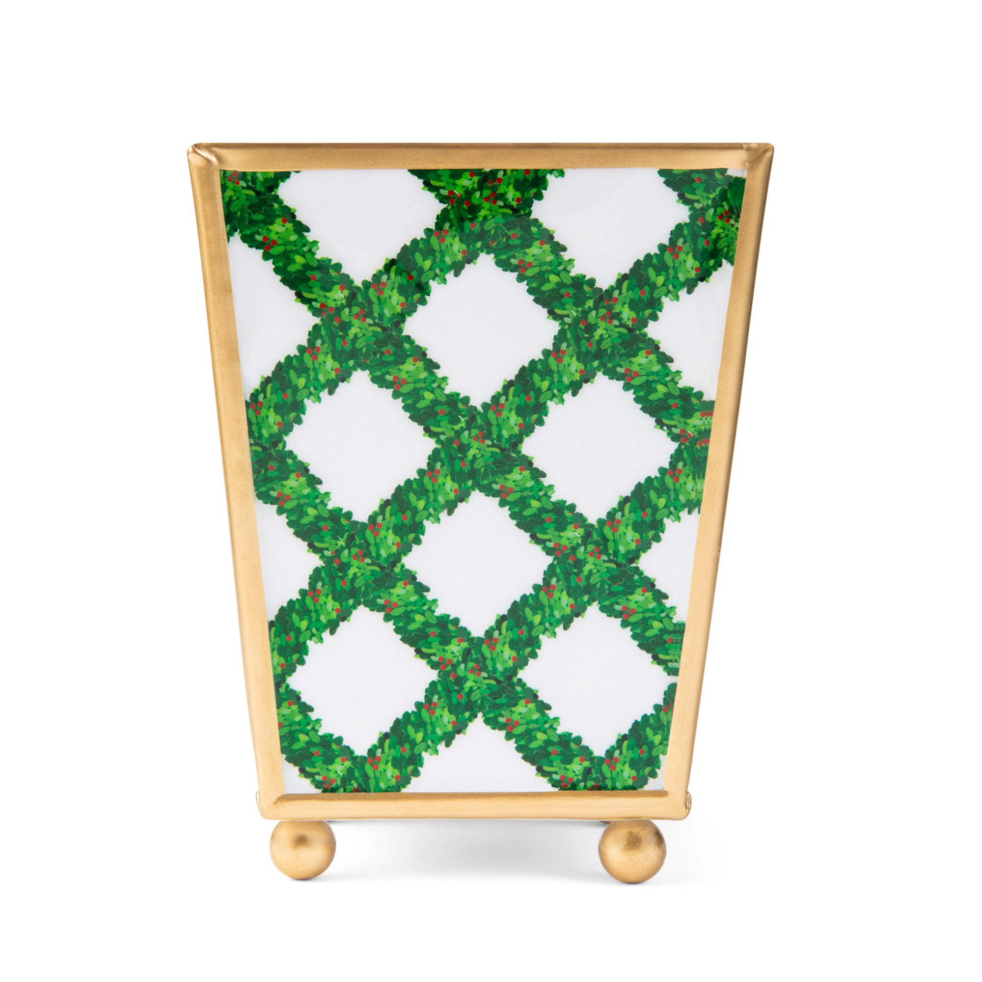 WH Hostess x Jaye's Studio: Boxwood Lattice 6" Cache Pot