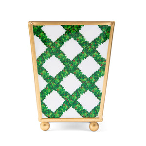 WH Hostess x Jaye's Studio: Boxwood Lattice 6" Cache Pot