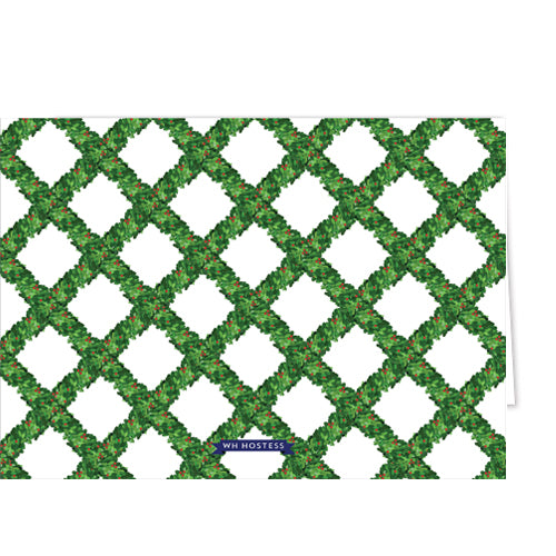 Boxwood Lattice Folded Photo Card