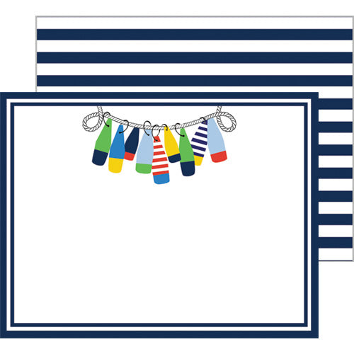 In Stock Flat Notecard Set of 10 | Buoy