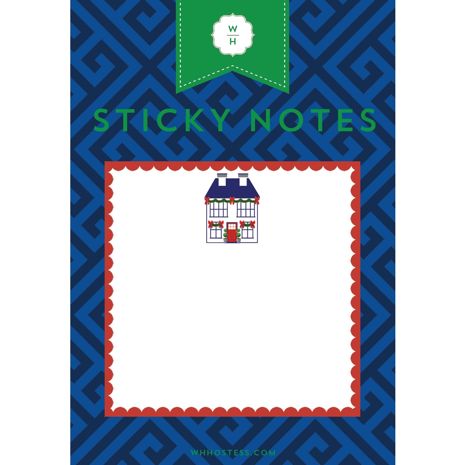 Stock Shoppe: Holiday House Single Sticky Note